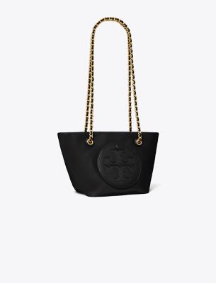 Shop Tory Burch Small Ella Chain Crossbody In Black