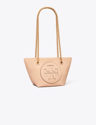 Shop Tory Burch Small Ella Chain Crossbody In Rose Dawn