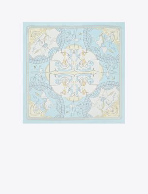 Shop Tory Burch Acrobats Neckerchief In Aeronauts Neckerchief - Blue