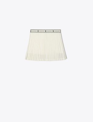 Tory Sport Tory Burch Mesh Tennis Skirt In Snow White