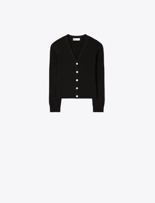 Tory Burch Simone Cardigan In Black