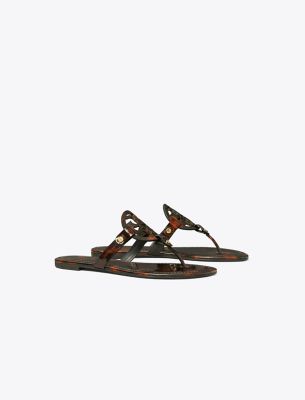 Tory Burch Miller Patent Sandal In Black