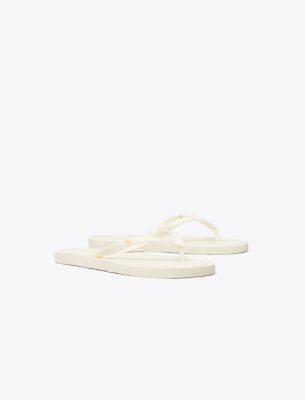 Tory Burch Women's Kira Padded Flip Flop Sandals In New Ivory/gold