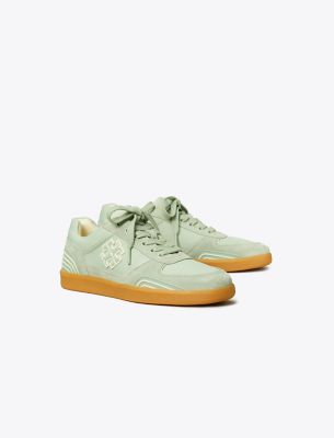 Shop Tory Burch Clover Court Sneaker In Aqua Mint/aqua Mint/aqua Mint