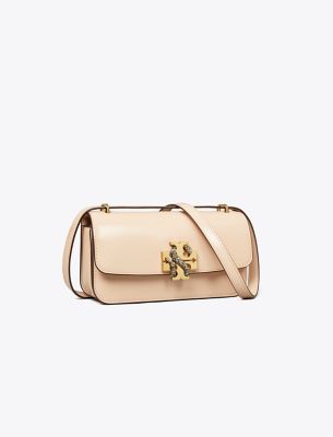 Tory Burch Small Eleanor Rectangular Bag In Rose Pink