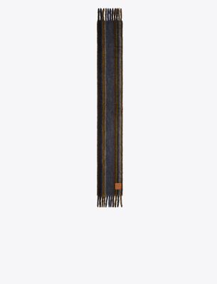 Tory Burch Mohair Oblong Scarf In Aubergine