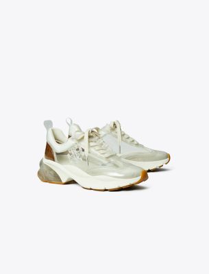 Tory Burch Good Luck Trainer In Clear