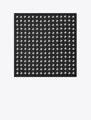 Tory Burch Tossed Bows Neckerchief In Black Tossed Bows