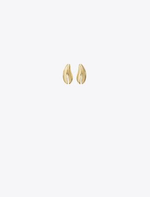 Tory Burch Mini Wave Earring In Gold