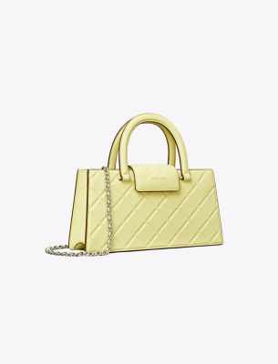 Tory Burch Fleming East-west Tote In Frozen Zest