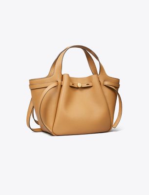 Tory Burch Small Romy Tote In Tiramisu