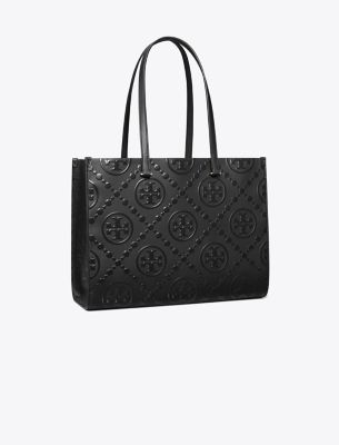 Tory Burch T Monogram Embossed Tote