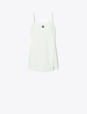 Tory Sport Tory Burch Nylon Tennis Dress In Snow White