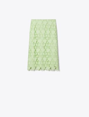 TORY BURCH GUIPURE LACE SKIRT 