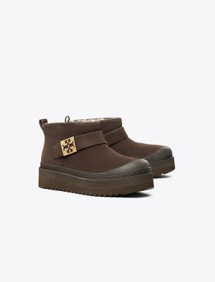 Tory Burch Mellow Platform Boot In Corvino/gold