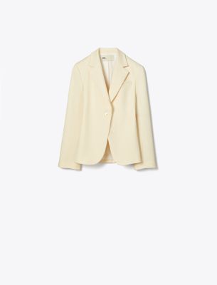 Image of Cinched Twill Blazer