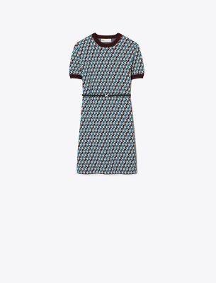 TORY SPORT JACQUARD SWEATER DRESS 