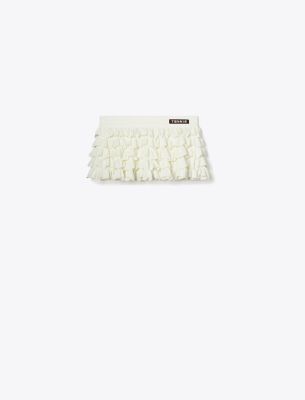 Tory Sport Tory Burch Stretch Mini Tennis Skirt In Snow White