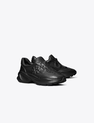 Tory Burch Good Luck X-ray Trainer In Perfect Black
