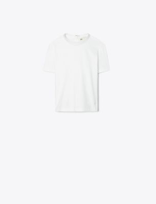 Tory Burch Cotton T-shirt In White