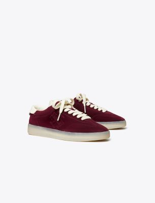 Tory Burch Phoenix Sneaker In Burgundy