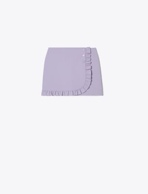 Tory Sport Tory Burch Ruffle Stretch Golf Skirt In Lilac Whisper