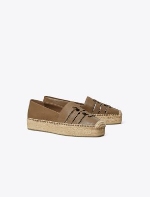 Tory Burch Ines Platform Espadrille In Wild Mushroom