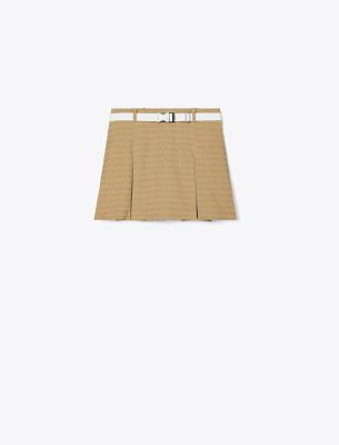 Tory Burch Sublime Jacquard Skirt In Brown
