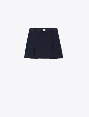 Tory Burch Sublime Jacquard Skirt In Blue