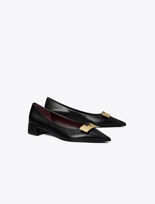 Tory Burch Gigi Petite Pump In Perfect Black/gold