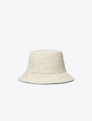 Tory Burch Sublime Bucket Hat In White
