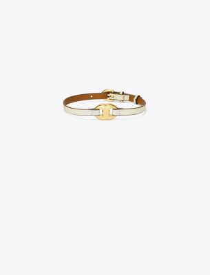 Tory Burch Gemini Leather Bracelet