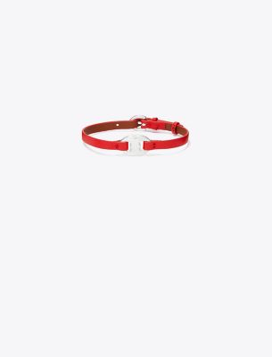 Tory Burch Gemini Leather Bracelet