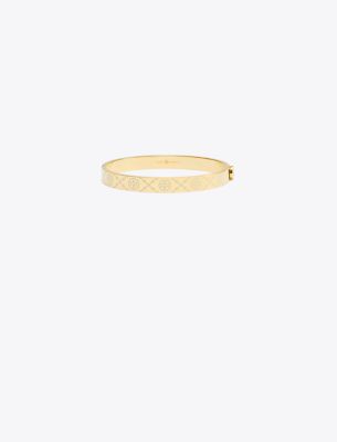 Tory Burch T Monogram Hinge Bracelet