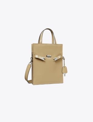 Tory Burch Small Lee Radziwill Shopper In Desert Palm