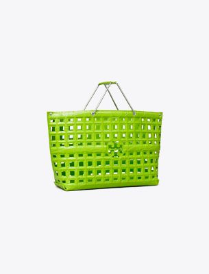 Tory Burch Ella Croc-embossed Market Tote