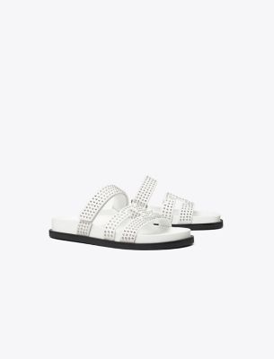 Tory Burch Ines Burch Studded Slide In Cloud