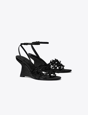 Tory Burch Mini Bow Espadrille Wedge