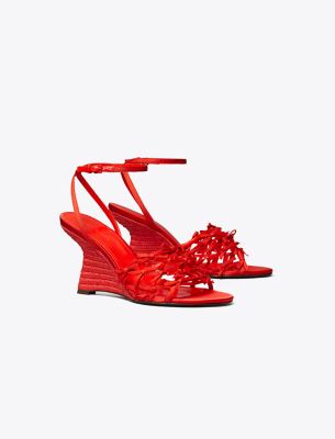 Shop Tory Burch Mini Bow Espadrille Wedge