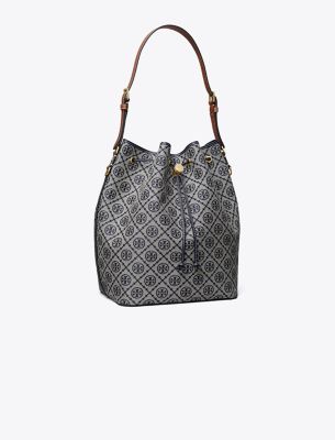 Tory Burch T Monogram Oversized Bucket Bag