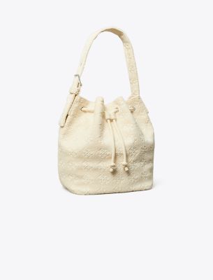 Tory Burch T Monogram Terry Oversized Bucket Bag