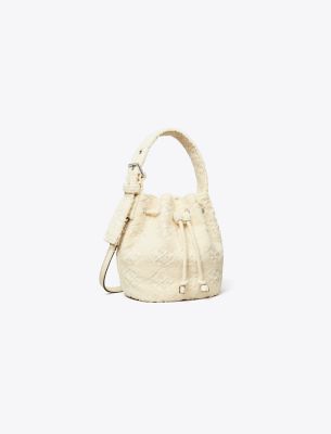 Tory Burch T Monogram Terry Mini Bucket Bag