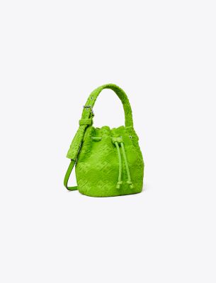 Tory Burch T Monogram Terry Mini Bucket Bag