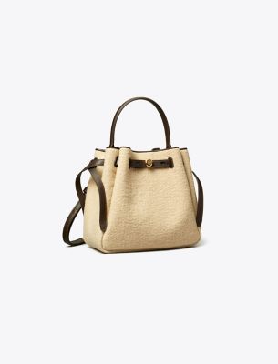 Tory Burch Romy Canvas Bucket Bag