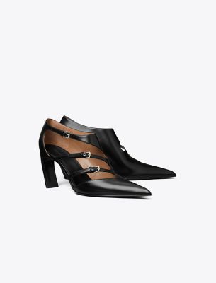 Tory Burch Multi-buckle Pump In Nero