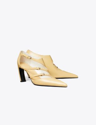 Tory Burch Multi-buckle Pump In Sandscape
