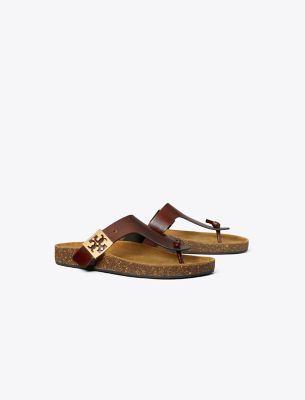 Tory Burch Mellow Thong Sandal In Brown