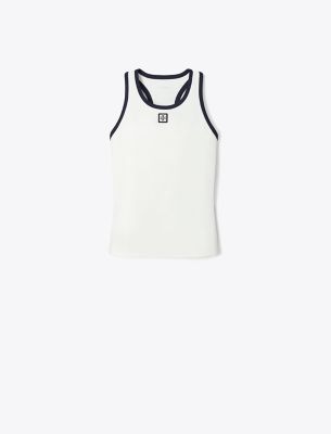 Tory Burch Jersey Tennis Tank Top