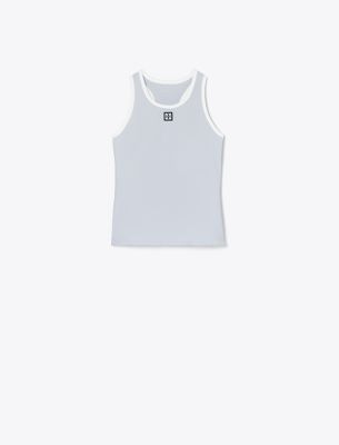 Tory Burch Jersey Tennis Tank Top