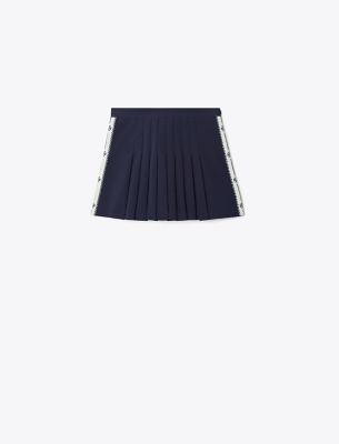 Tory Burch Pleated Twill Tennis Skirt